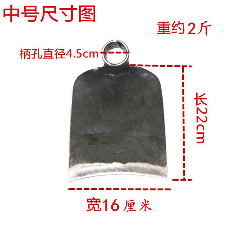 包邮弹簧钢锄头农用锄园艺翻地工具种菜农具锻打木柄除草松土锄头