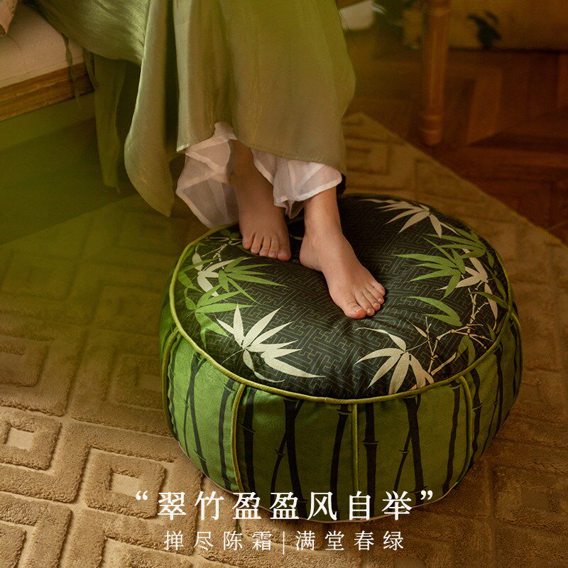 喜即青卿中式客厅地上看书坐墩飘窗懒人冬天坐垫飘窗垫塌塌米蒲团