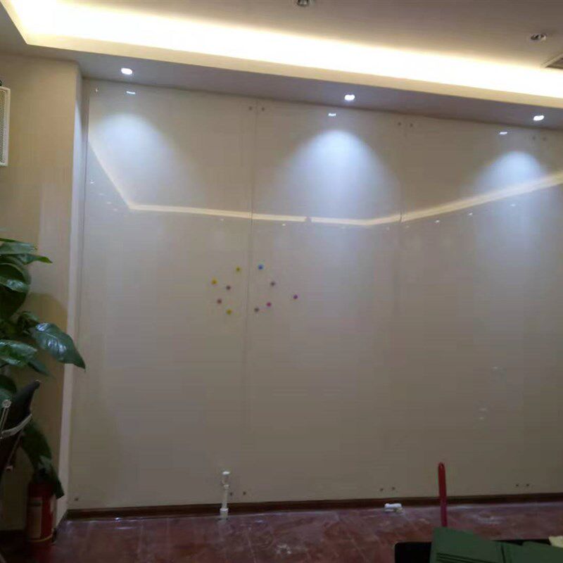 创亿达磁性钢化玻璃白板可书写挂墙办公室会议用白板图片