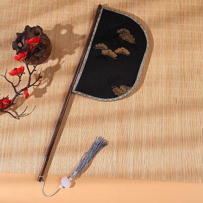 便面扇魏晋南北朝扇子户扇松枝古风汉服走秀拍照道具刀扇舞蹈扇