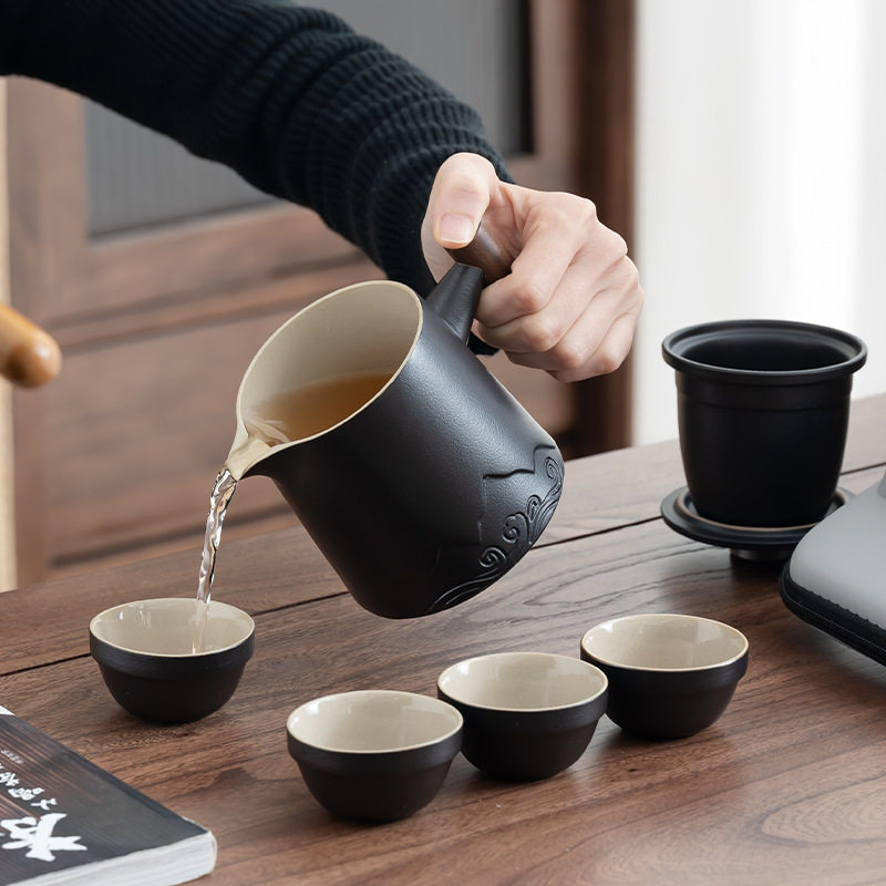 便携旅行茶具户外随身功夫泡茶壶