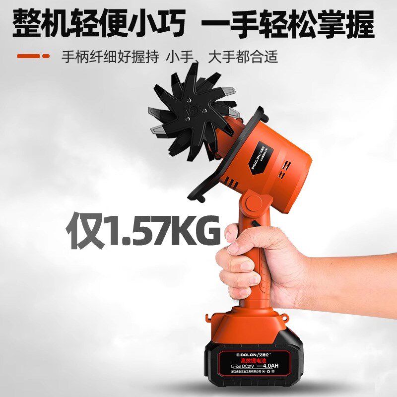电动松土机家用锂电微耕机阳台花园种菜养花工具菜地花槽翻土神器