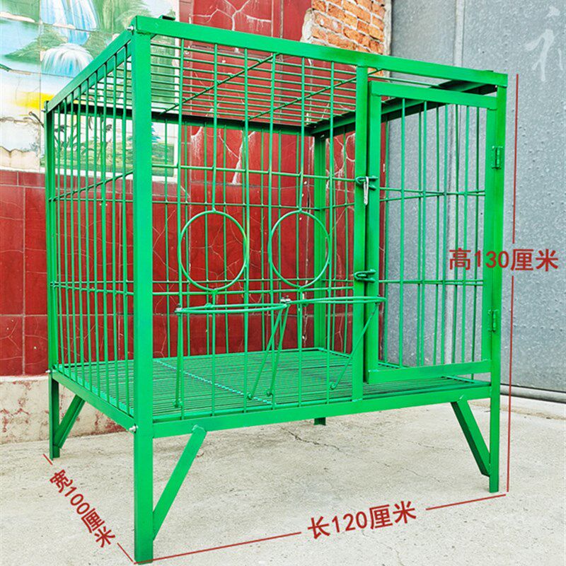 狗笼子大型犬加粗加厚德牧马犬耐咬实心钢筋狗场狗笼大型烤漆包邮