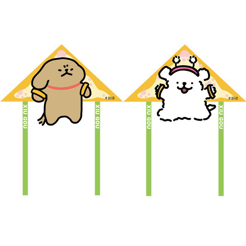 风筝二次元线条狗风筝好看的风筝小孩玩的风筝宝宝风筝小朋友风筝