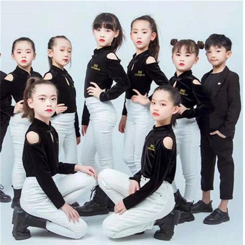 儿童模特训练服女童练功服少儿形体礼仪服披风外套男女童T台走秀