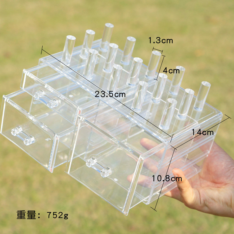 高音中音次中音萨克斯单簧管水晶笛头展示架笛头架子配件收纳盒子