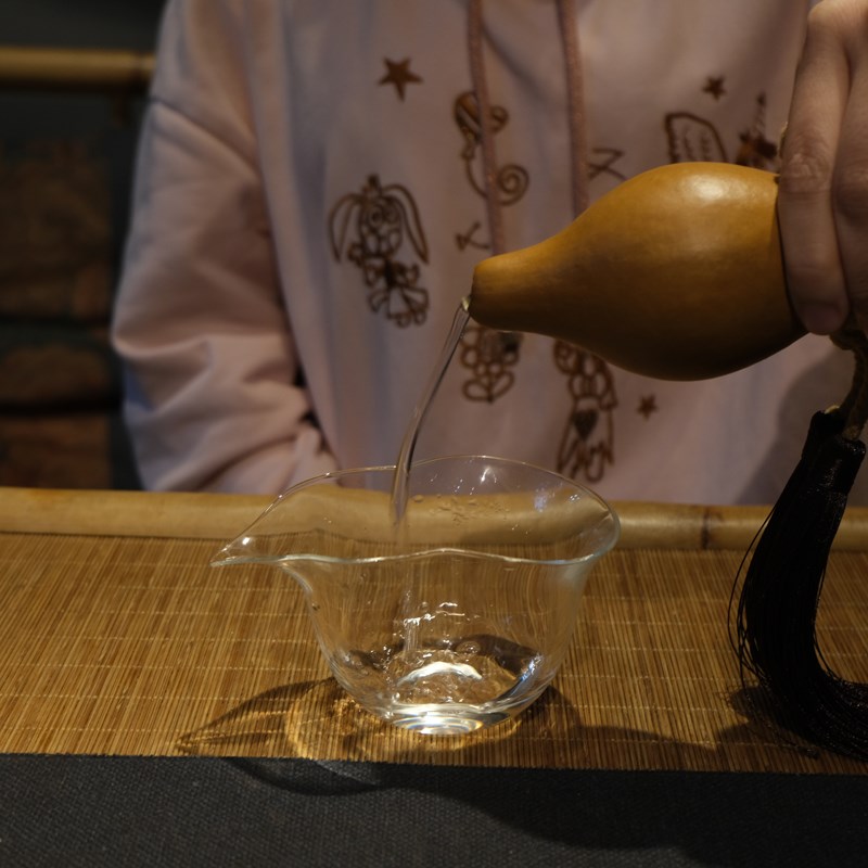 坐忘堂 酒葫芦天然装酒 传统原色开口 纯手工随身摆件汉服挂件
