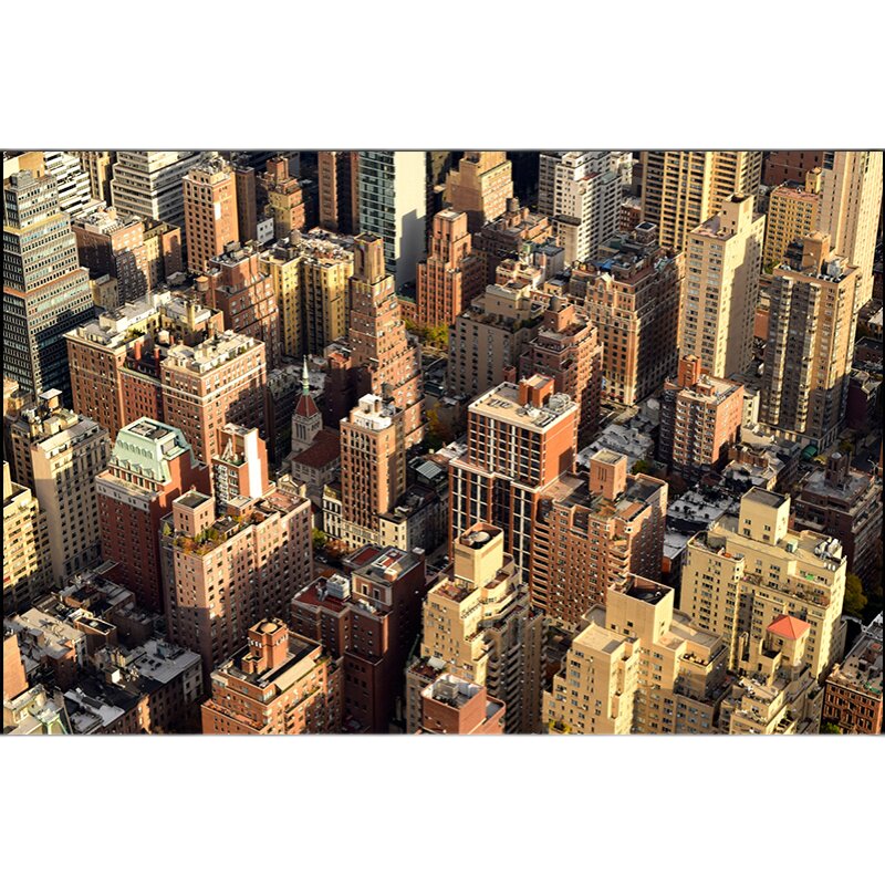 城市建筑风景装饰画纽约挂画大尺寸沙发背景墙画餐厅画卧室床头画
