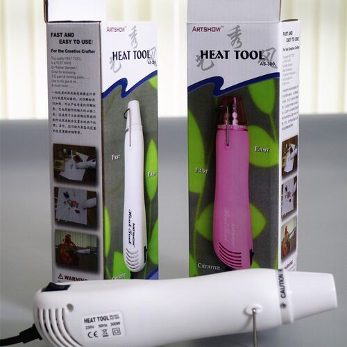 热风枪 橡皮印章热缩片浮雕粉DIY工具手绘热缩印章DIY手机链/饰品
