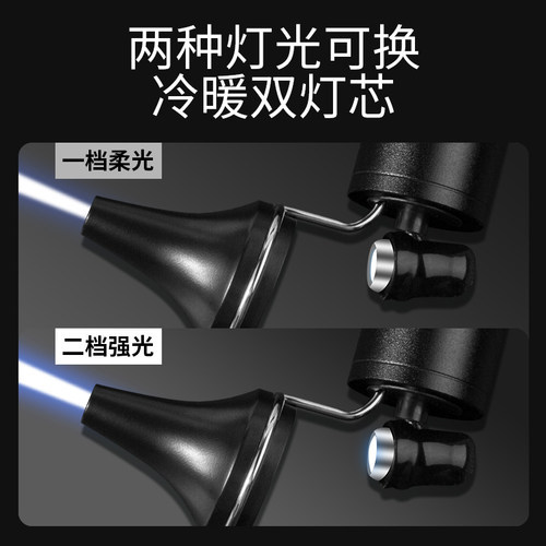 采耳手握灯USB充电款聚光新款专业可视掏耳朵工具套装挖耳朵神器