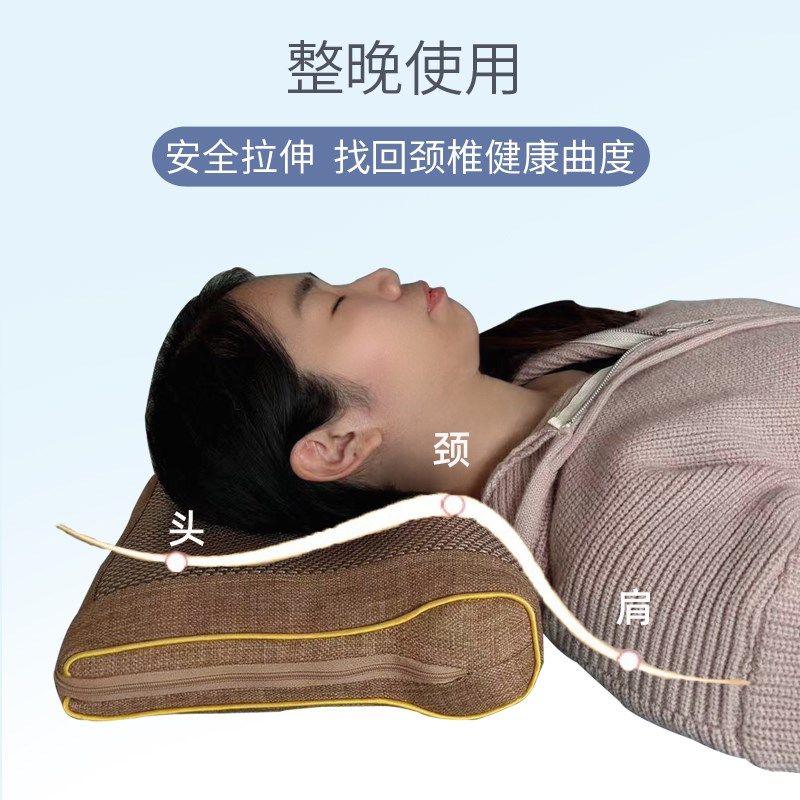 颈椎枕硬枕头藤编凉席颈椎睡觉专用低枕决明子颈枕夏季凉枕圆枕头