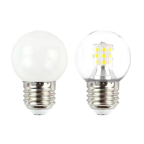 LED灯泡节能大螺口e27三色变光家用超亮魔豆灯透明小球泡光源球泡