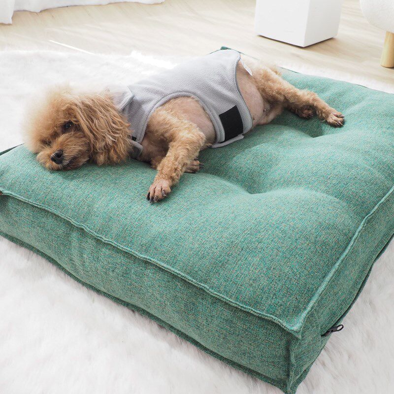s宠物可拆洗大狗床大型犬狗垫子冬季保暖防潮加厚睡垫短时防水