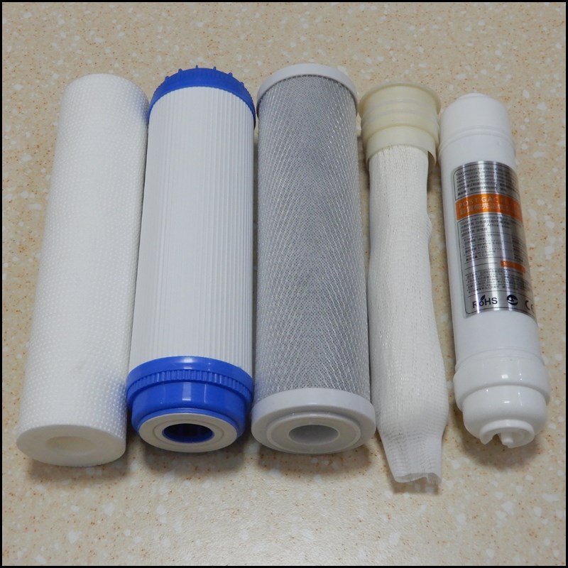 净福/伯仕源五级净水器 MZ-5五级净水器过滤器滤芯套装送拆装工具