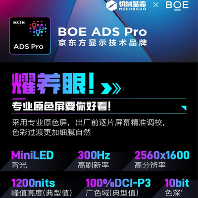 16寸2.5K300HzminiLED便携屏NM9