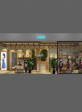 童装店货架展示架上墙正侧挂衣服的架子落地式中岛服装店展示货柜