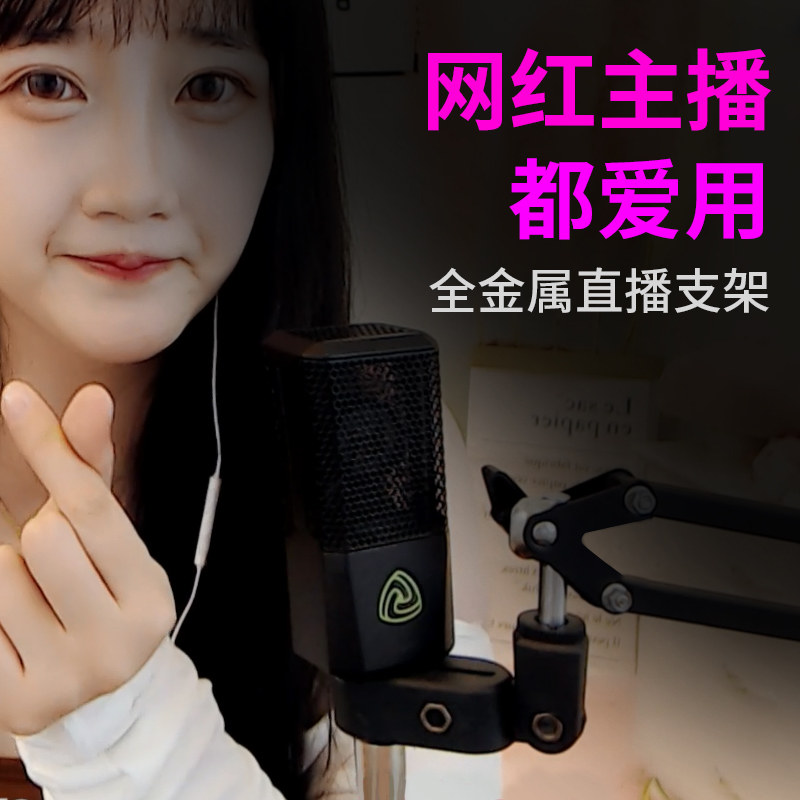 大悬臂支架莱维特麦克风通用桌面直播架240 249 440 280用防震架