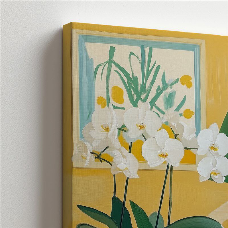 布纸有爱 赏花幸事 小清新花卉装饰画小众客厅玄关壁画卧室床头画
