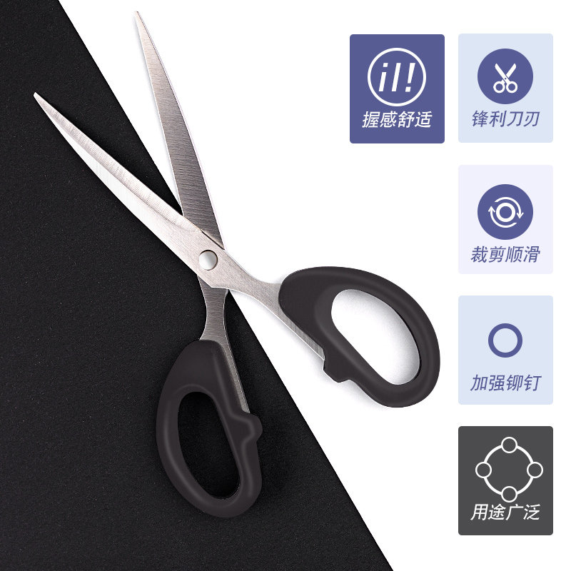 不锈钢剪刀小型办公用家用厨房可携式剪子儿童剪纸剪头发浏海拆快图片