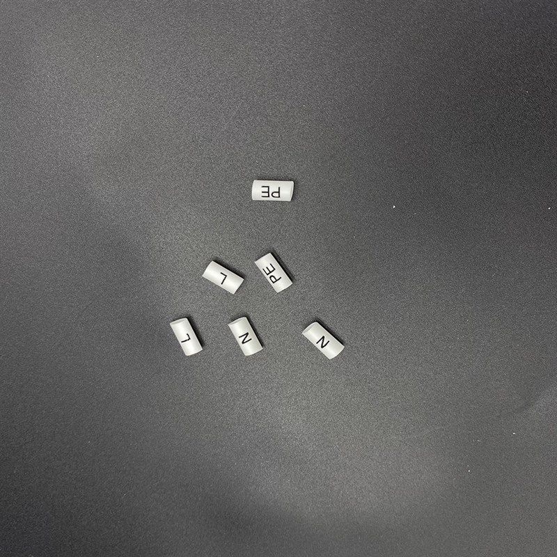 充电桩L123 热缩号码管 电工标识标记电线号套管L火线N零线PE地线