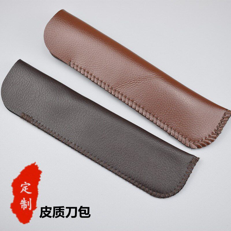 篆刻刀皮套篆刻工具钨白钢手工皮制钢笔刻刀收纳包套可卷起复古图片