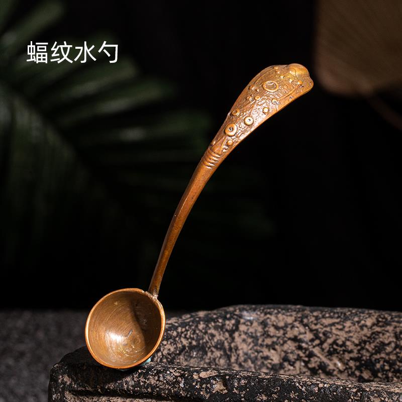 同和纸庄 铜水盂 小水洗 笔洗 复古铜器文房 铜勺 文房四宝