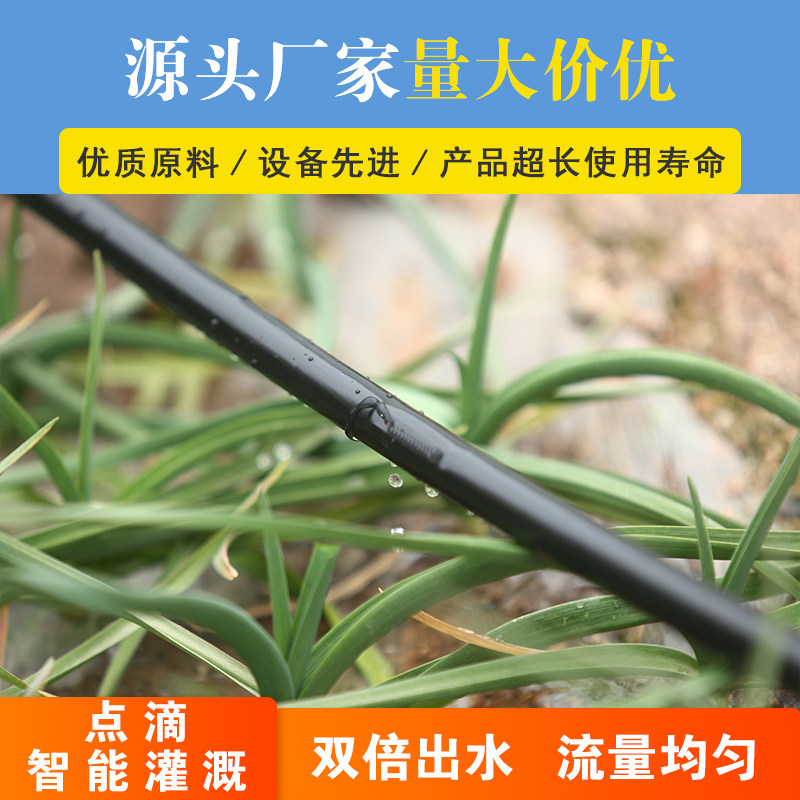 滴灌带双孔农用贴片式滴灌管 16mm果树滴水大棚蔬菜草莓微喷灌溉