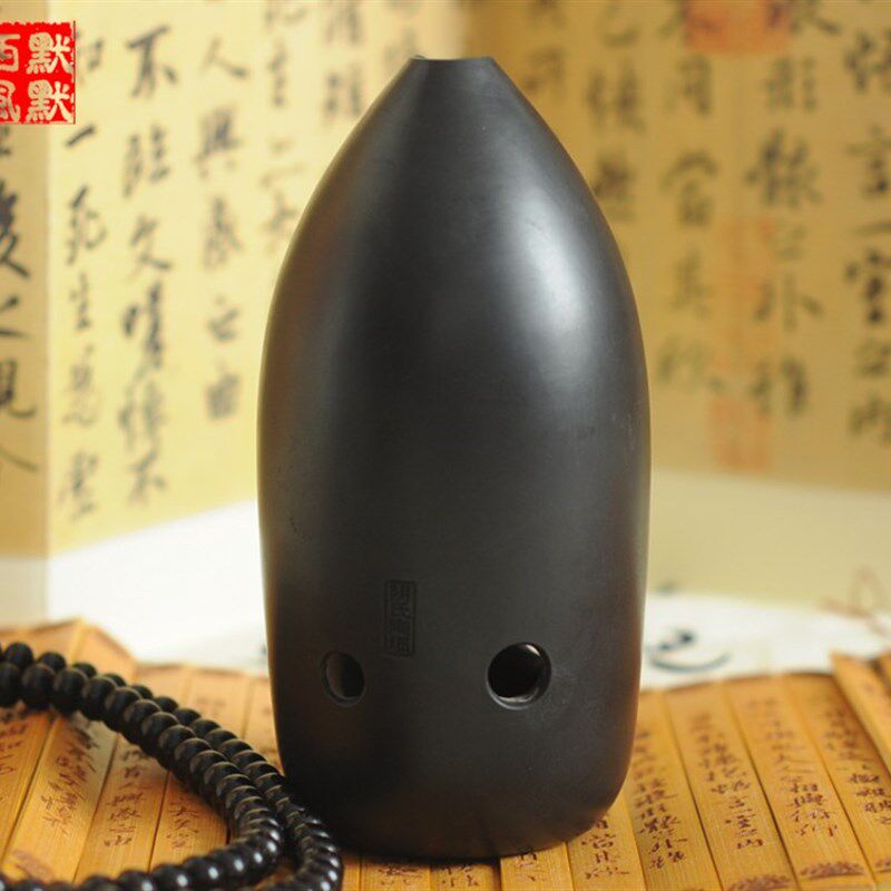 阴氏陶埙 中级演奏埙 十孔笔筒埙 默默西风挑选试音