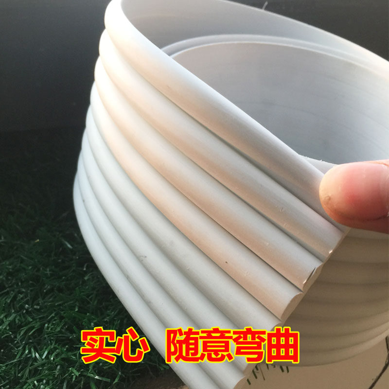 法式pu软线条pvc半圆弧形收边条石膏吊顶背景墙贴遮丑装饰格栅板