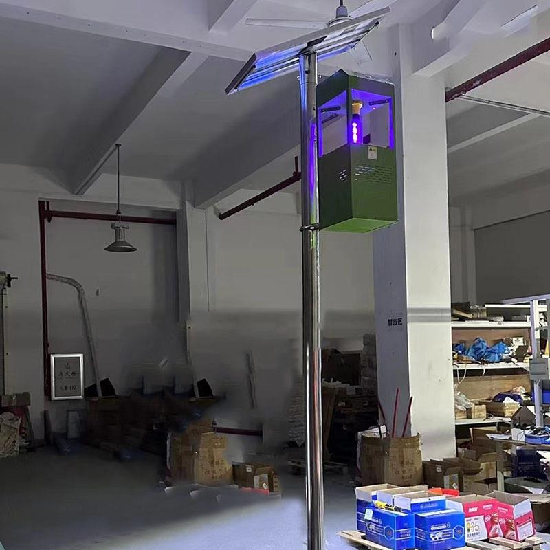 户外太阳能灭蚊灯室外防水捕蚊神器防锈紫光庭院驱蚊灯超强庭院灯