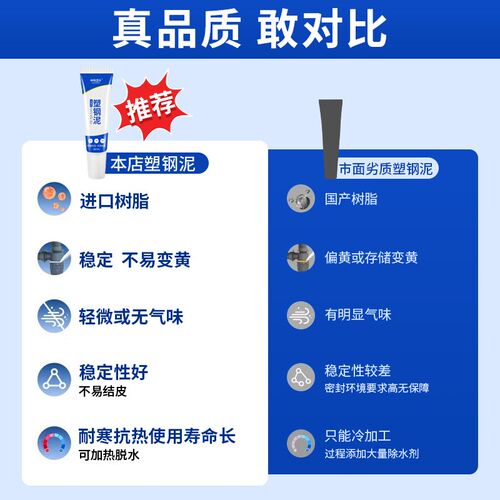塑钢泥防水防霉厨卫密封胶陶瓷玻璃胶地砖美缝剂高强度卫生间填缝