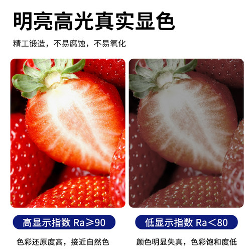 明装射灯可调角度单个家用小吸顶式轨道灯聚光射灯LED天花灯筒灯