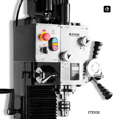 呲铁CTZX32钻铣床多功能钻铣床家用钻床铣床小型铣床台钻重型铣床