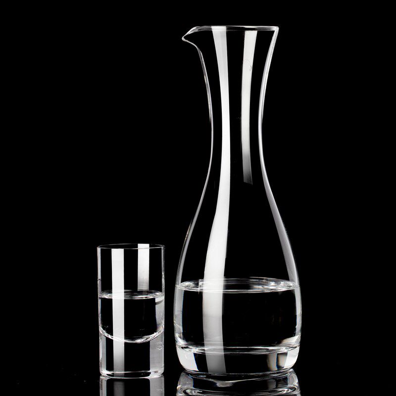 大容量白酒分酒器红酒醒酒器分酒壶家用大号玻璃酒壶加厚分酒器