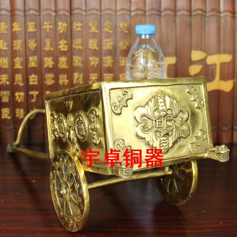 宇卓铜器纯铜马拉车一 二 三 四 五 六 七 八 九 马拉车摆件
