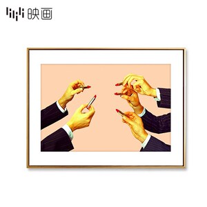 北欧小众网红软装摄影摆台装饰画卧室客厅挂画工作室沙发背景墙画