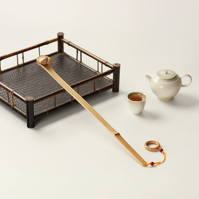 茶具茶道配件文玩精品手工玉竹痒痒挠 不求人抓背神器挠痒扒把玩