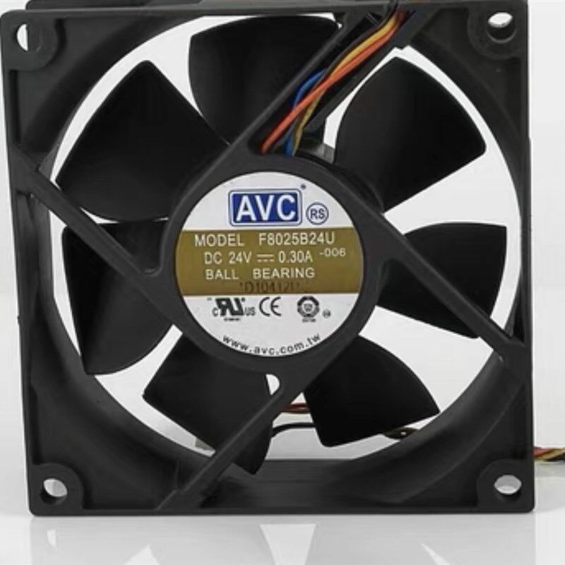 AVC 8025 24V 0.30A 8CM 8厘米 4线PWM 变频器散热风扇 F8025B24U