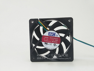 原装AVC  DE07015R12U 7015 12V 0.7A  4线温控 AMD CPU散热风扇