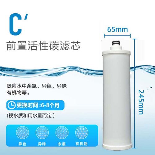 适配家用祈禧CXS-R600净水器通用滤芯反渗透RO/PP棉/活性炭/过滤