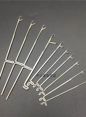 钩针编织工具套装 带舌头藏线头钩针长 补毛衣口舌勾针三通针包邮