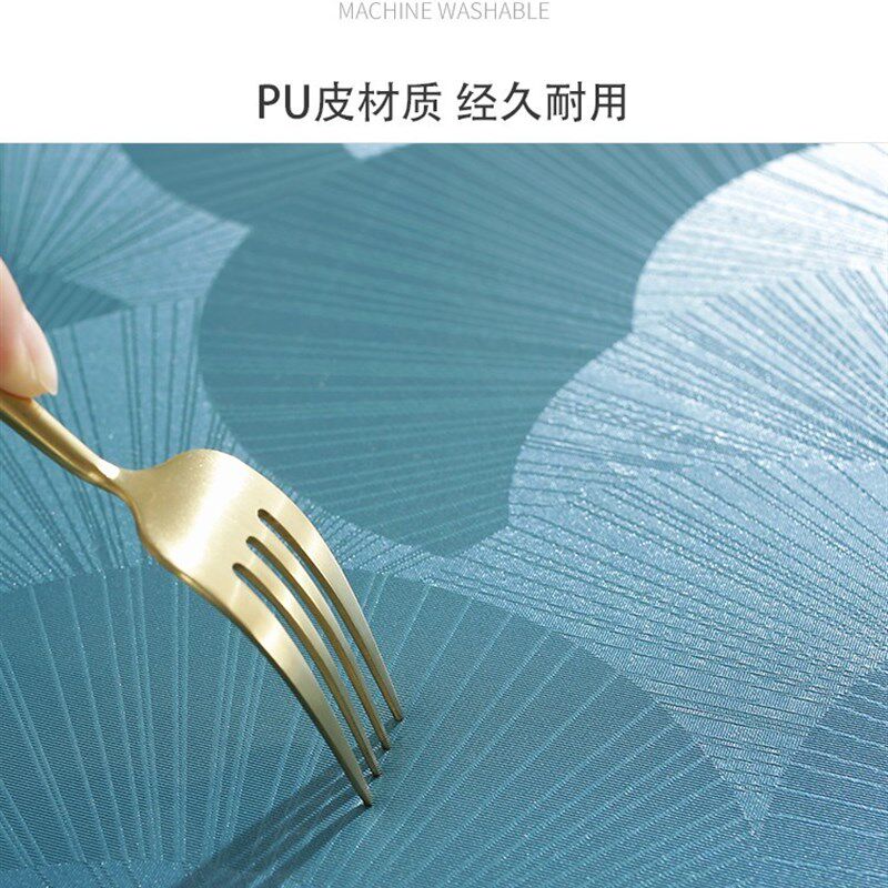 F桌垫中式饭店餐桌布新款布料餐厅酒店桌布防水防油免洗可擦洗