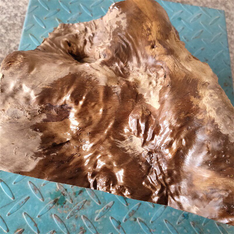 P468金丝楠小叶桢楠木水波花纹天然随形木根雕刻料diy底座摆件料