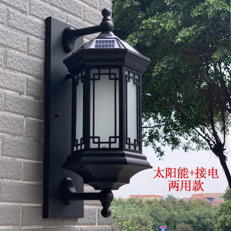 中式户外防水壁灯室外过道外墙别墅花园庭院大门口阳台复古走廊灯