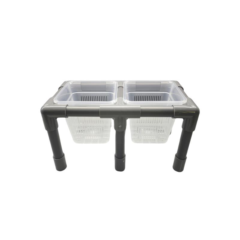 周转箱生态龟箱定植篮支架水培支架龟箱绿植种植盒架子龟缸绿植新图片