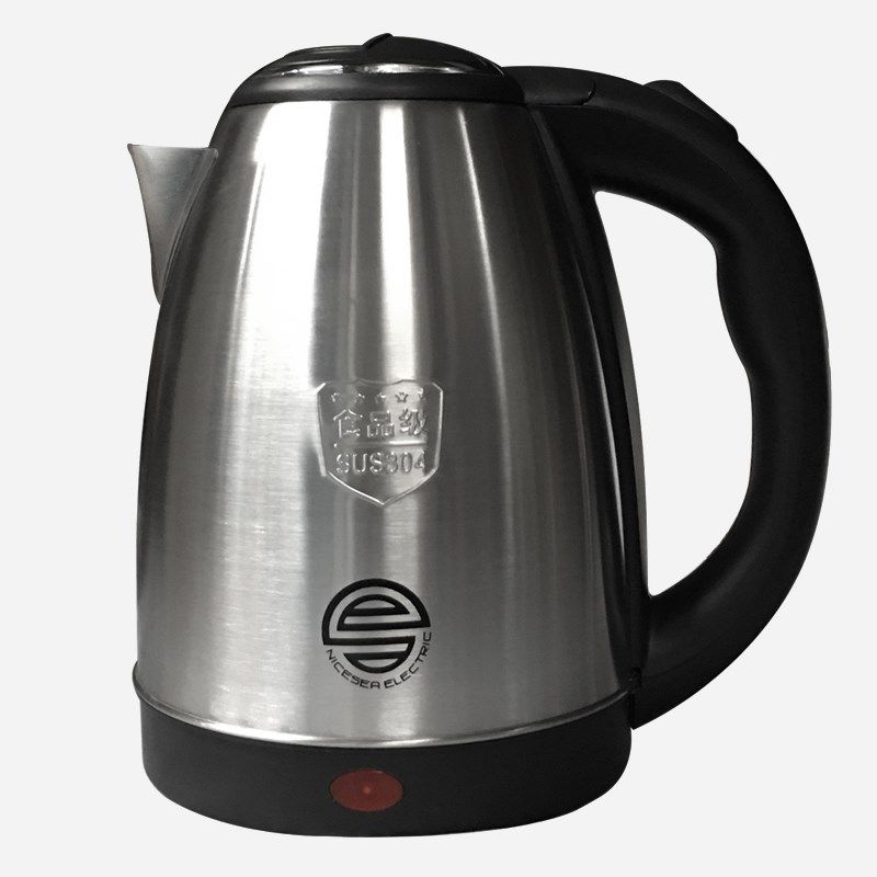 新款110V水壶1.8L升电热开水壶不锈钢烧开水器便携式出国旅游电器