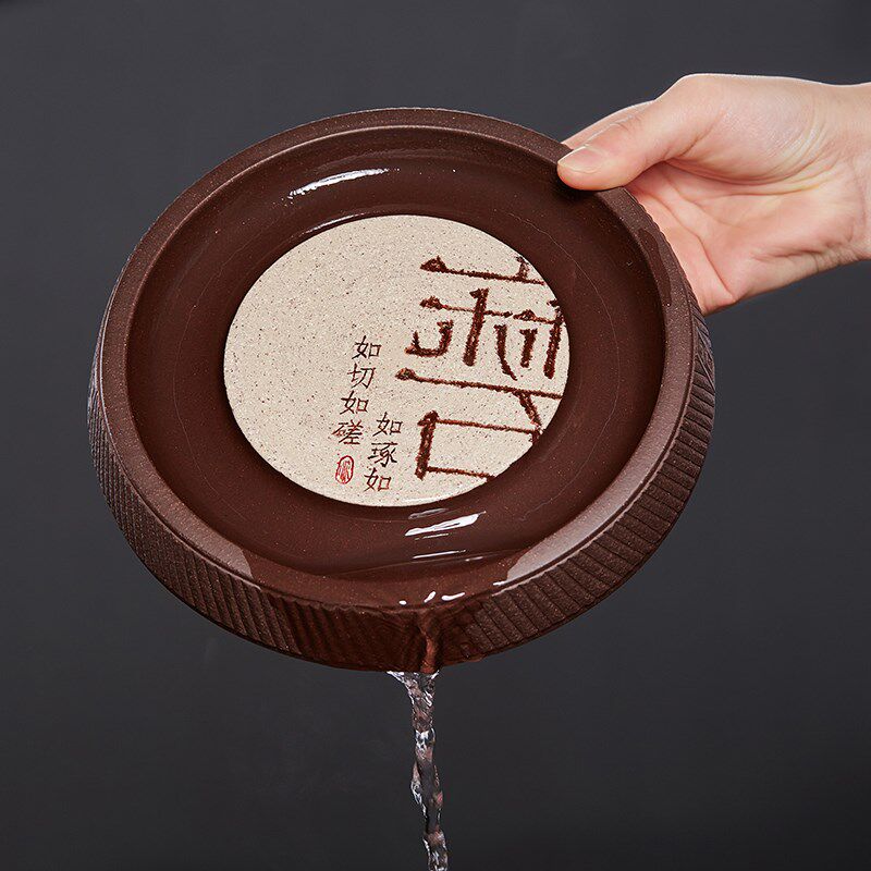 宜兴紫砂壶承茶台干泡盘壶托茶壶垫茶壶托茶道零配陶瓷底座茶承