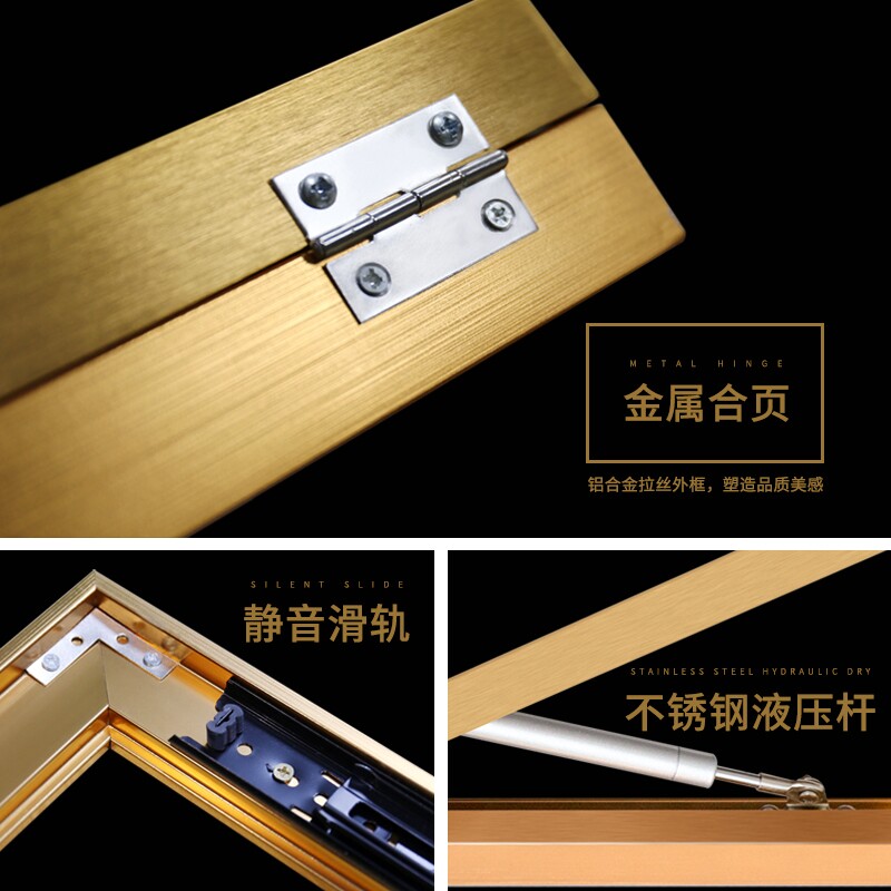 晶瓷电表箱遮挡装挂画推拉配电箱装饰画免打孔横版餐厅电表盒九鱼