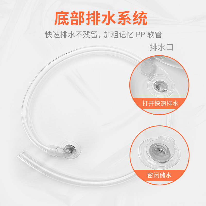 乐惠卧床老人病人充气洗澡盆洗澡神器孕妇护理加厚洗澡专用床家用