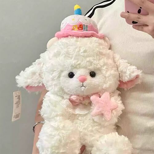 可爱小羊玩偶公仔羊毛绒玩具儿童睡觉抱枕L女孩布娃娃生日礼物女